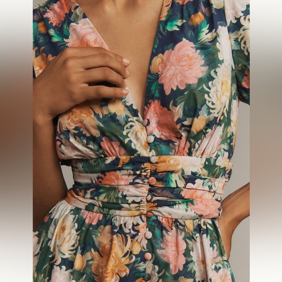 Anthropologie Katerina Button-Front Dress - Picture 3 of 12